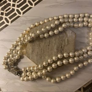 Jewelry - Jackie O Style Pearl Necklace Jewelry - Jackie O Style Pearl Necklace